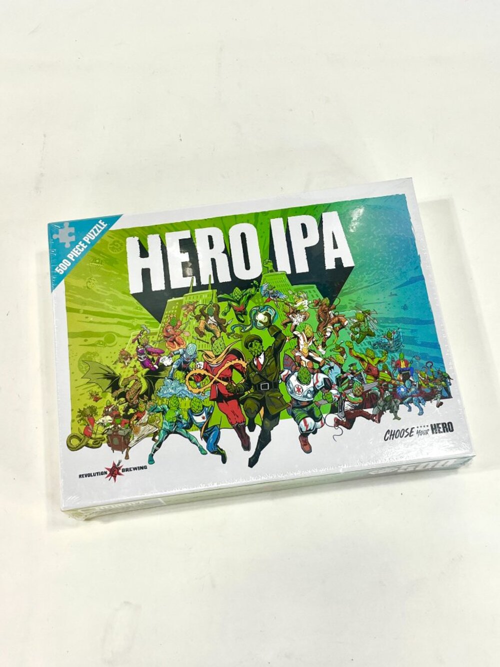 NEW ~ Revolution Brewing HERO IPA 500 Piece Jigsaw Puzzle Brew Brewery Beer